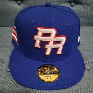 2023 Puerto Rico New Era World Baseball Classic fitted hat cap 7 3/8